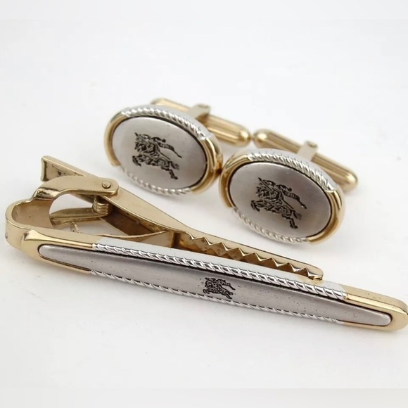 Burberrys 2Pc Cufflinks & Neck Tie Pin Set π₯β€οΈ - Picture 8 of 10
